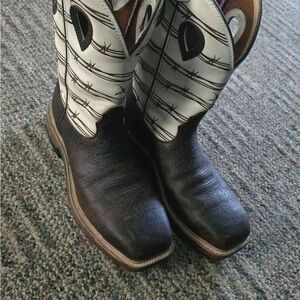 Twisted X Men's Western Boots - Black and Cream